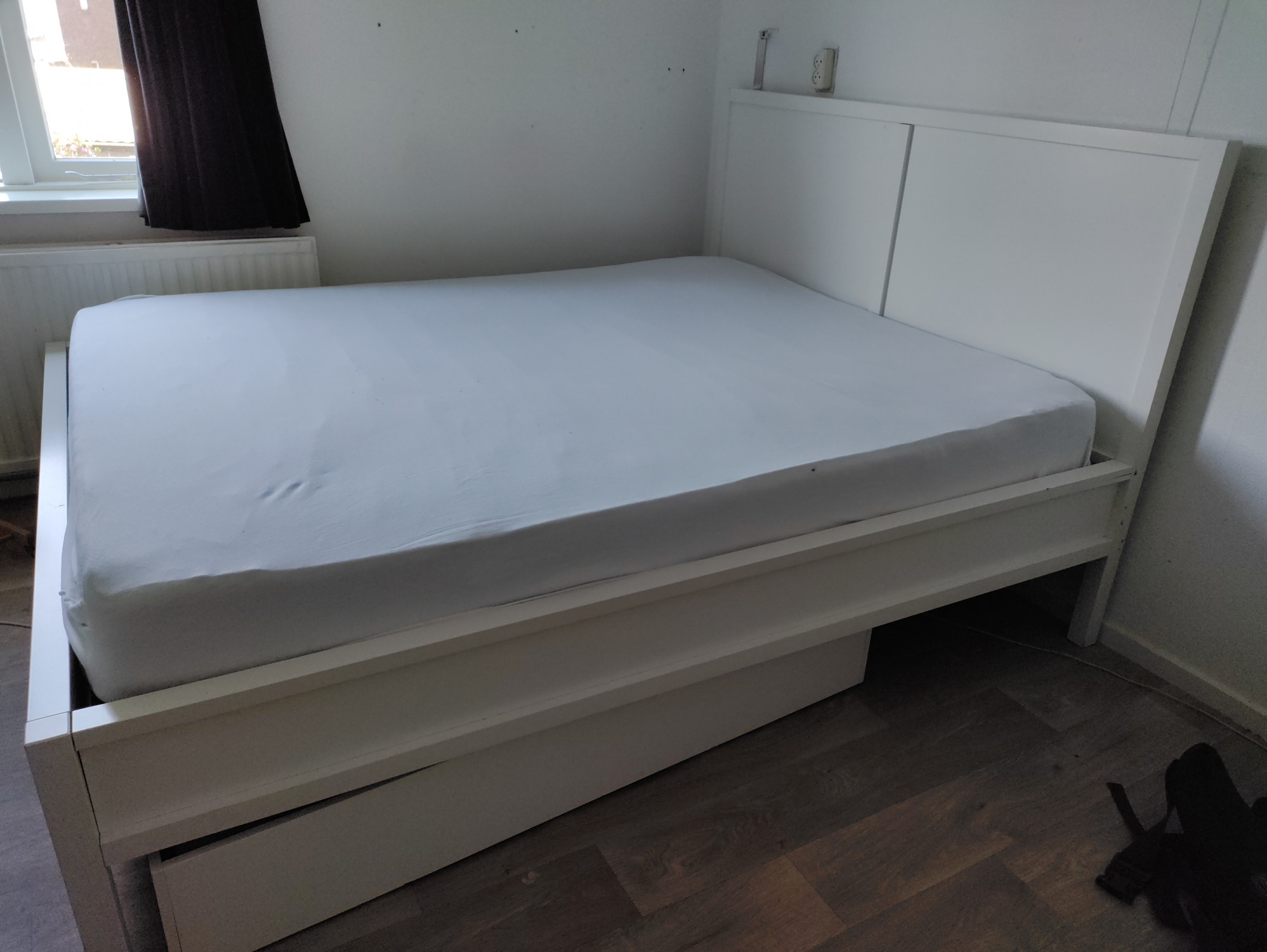 Free to collect IKEA bed 2 persons - Goods For Refugees