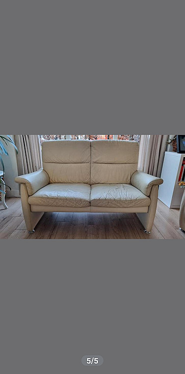 2 leather couches
