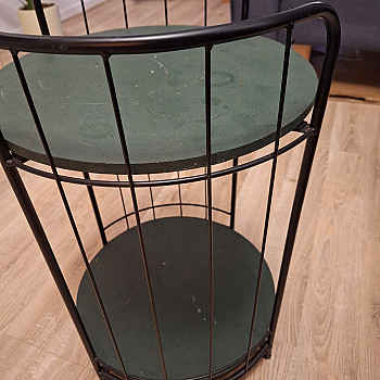 Green side table