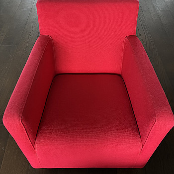 2 red Armchairs