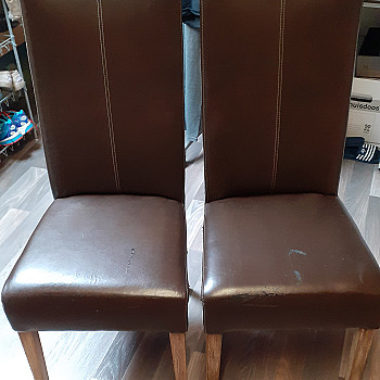 4 Dining room chairs - free to collect 