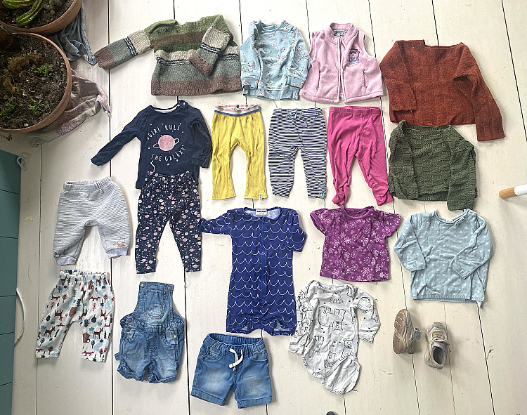Various children&#39;s clothing size 62-80