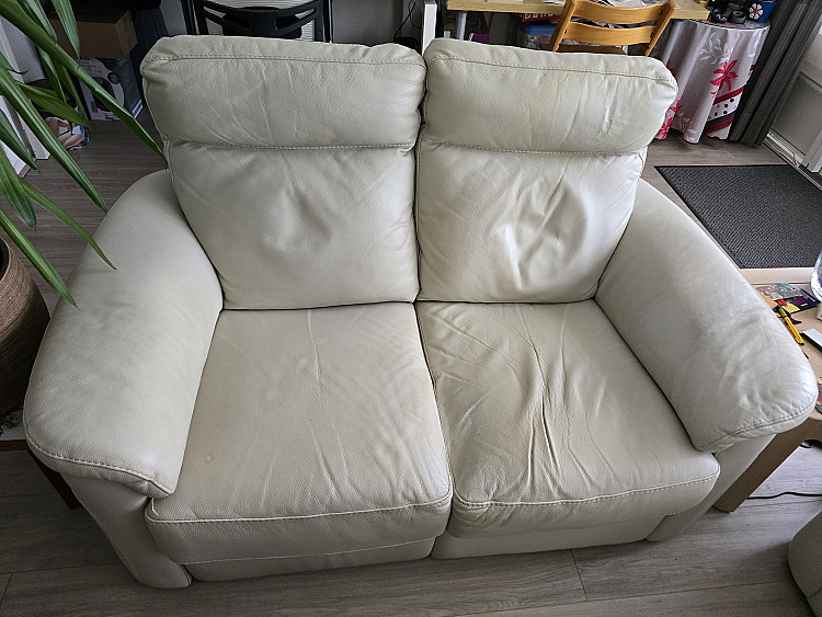 FREE 2-person leather sofa to collect