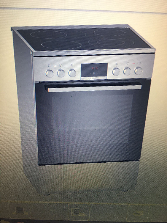 Induction hob stove Or an electric stove