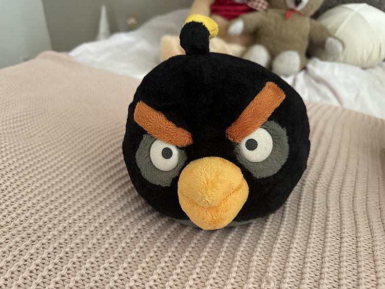 Angry bird knuffel