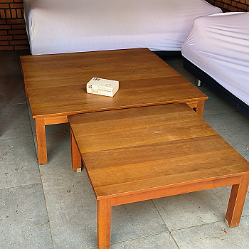Coffee table and side table cherry wood