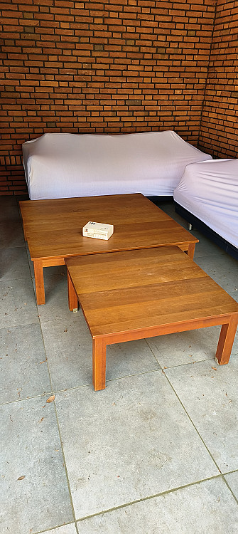 Coffee table and side table cherry wood