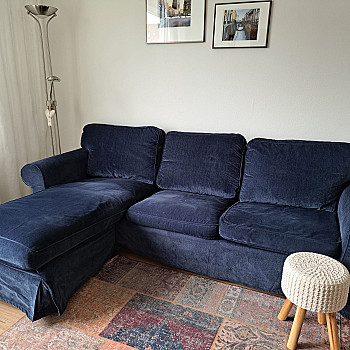Blue sofa