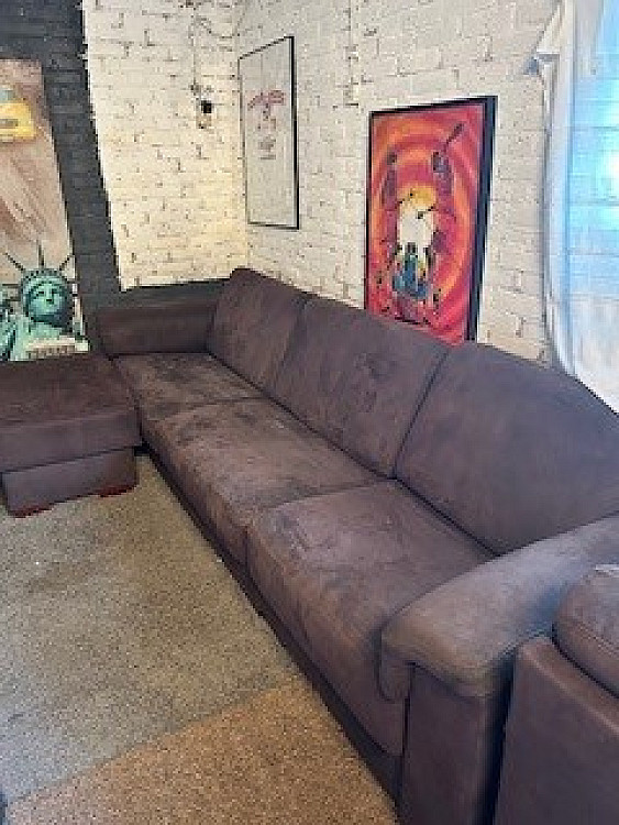 Brown sofa