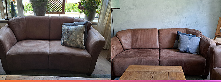 2 beautiful sofas (Amazon leather)