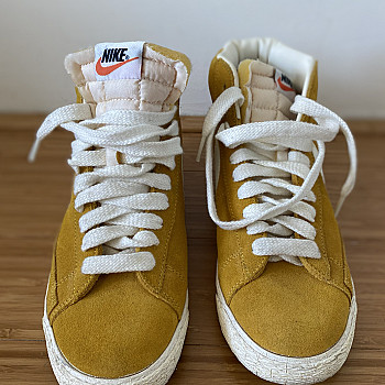 Mustard yellow sneakers