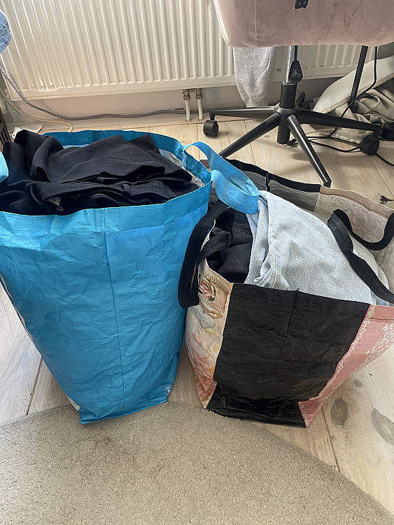 2 bags full of women&#39;s clothing size 38/M