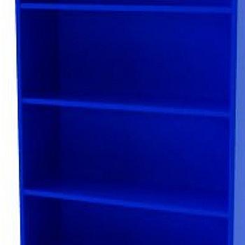2x blue bookcases 