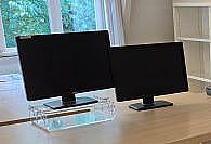 Monitors, keyboards and mice
