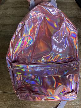 حقيبة ظهر وردية زاهية