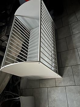 İyi durumda bebek yatağı, 120x60cm şilte ile birlikte