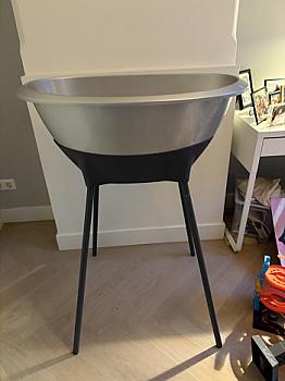 Baby bath standing with extra holder
