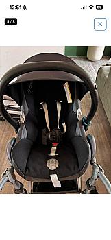 مقعد عربة الأطفال والدراجة 