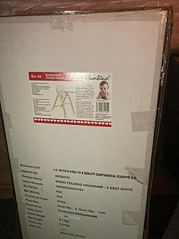 كرسي طعام للأطفال من عمر 6 أشهر فما فوق