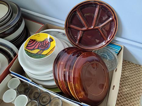 various tableware