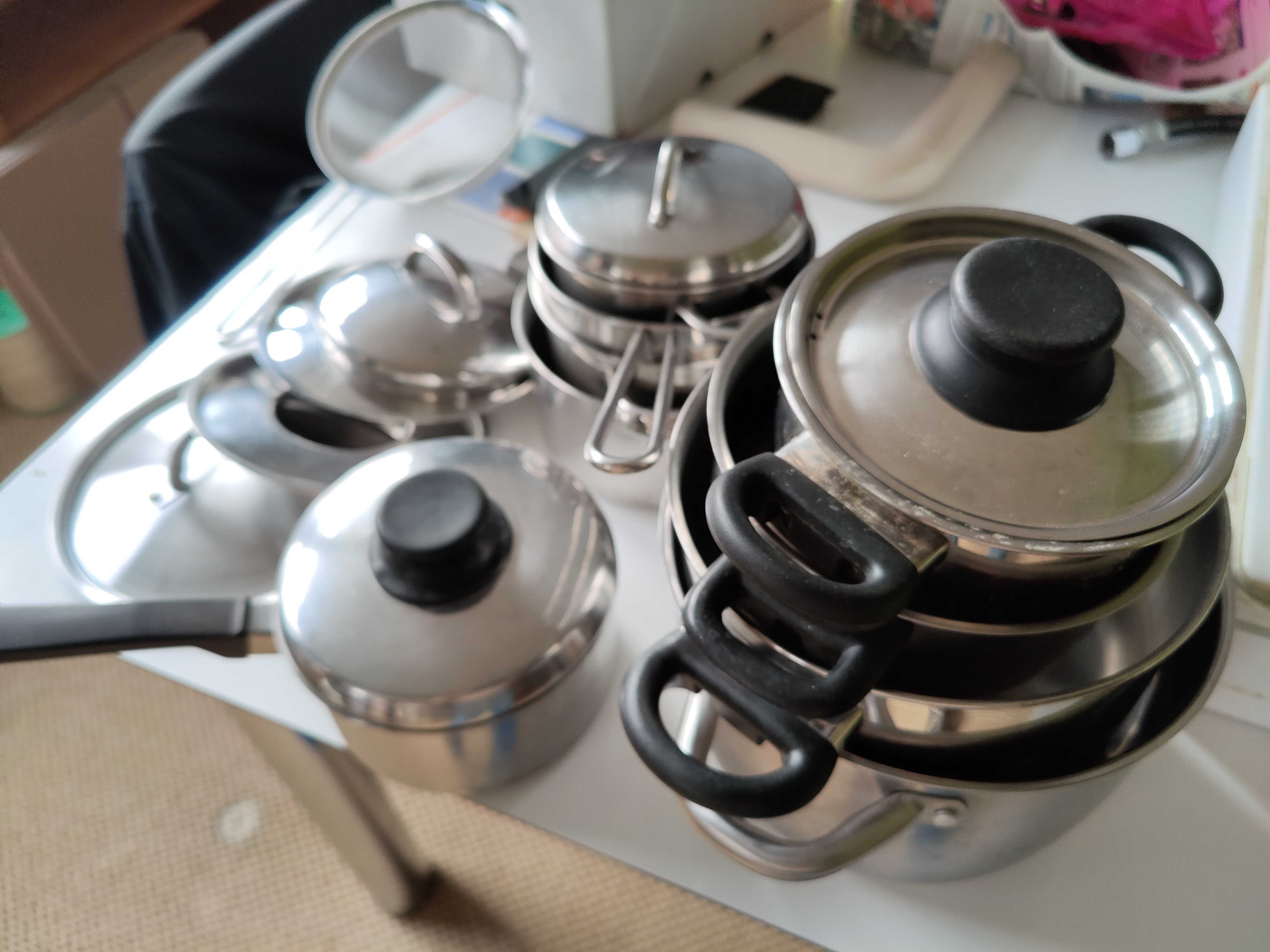 roestvrijstalen pannen